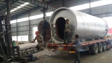 380V waste to tire oil pyrolysis machine