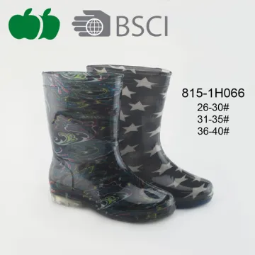Children High Quality Pvc Jelly Rain Boots