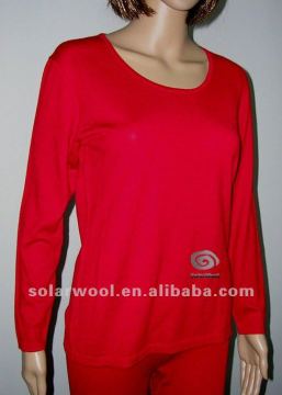 100% Cashmere knitted Red home underwear