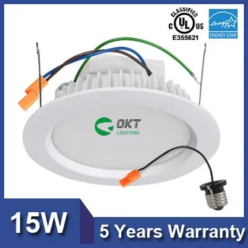 For US market residential use 6 inch recessed lights 15w dimmable