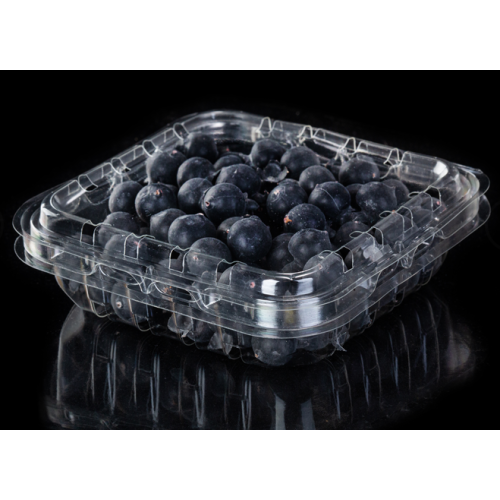 PET plastik jelas sekali pakai blueberry Punnet
