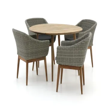Wicker Rattan Patio Sofa Set - Customized Rattan Furniture for Outdoor Gardens