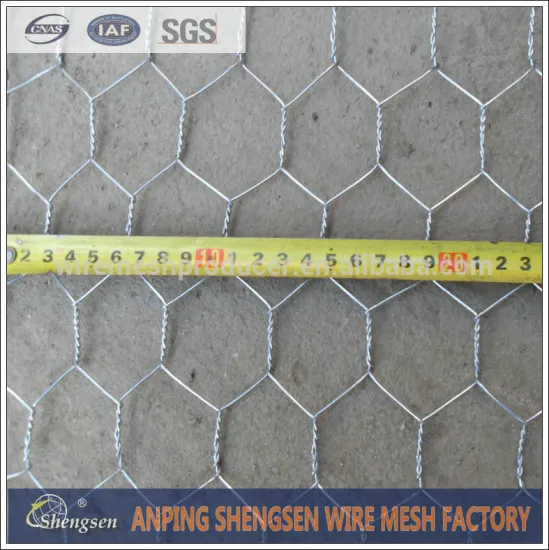 3/8" hexagonal wire mesh