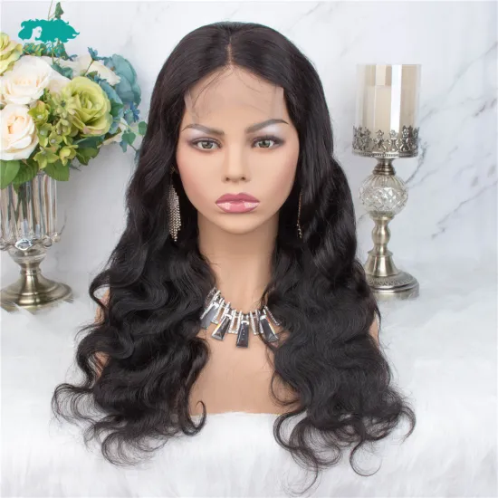Wholesale 4*4 lace body wave human hair wigs
