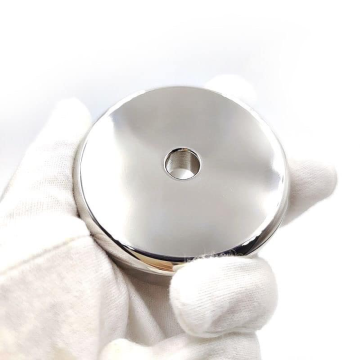 China Manufacture M4 Screw N52 Stainless Steel Neodymium Pot Magnet