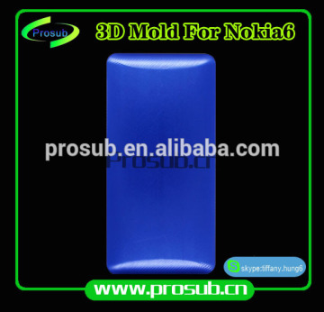 3D sublimation mobile phone case cover aluminum injection mould for Prosub-Nokia6