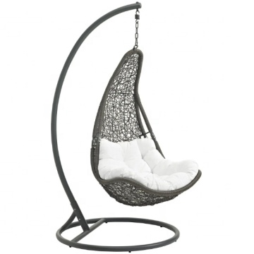 Rattan Hanging Egg Chair for Balcony, Backyard, and Garden - Extendable Outdoor Swing Furniture
