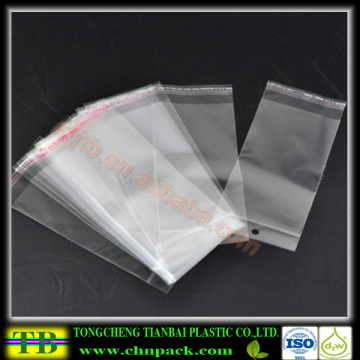 custom printed small size resealable open opp bag