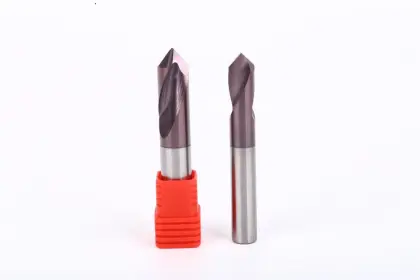 Solid Carbide Spot Drill Bits Chamfer NC Drills
