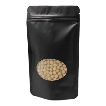 food grade standing up matte finished bag with zipper