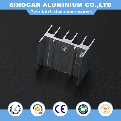 Custom Aluminium Heatsink Extrusion Profiles