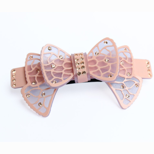 2014 Summer Hot Selling Butterfly Hair Ornaments with Rhinestone Hair Clip for Girls Gifts