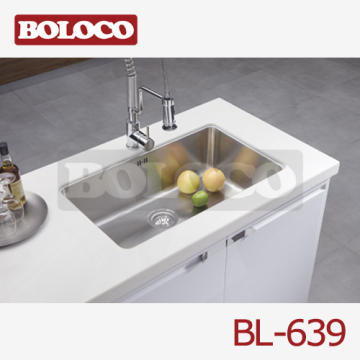 Germania centrale polacco/raso/ele-perla singola ciotola un pezzo arco cucina bacino 304# Bl-639