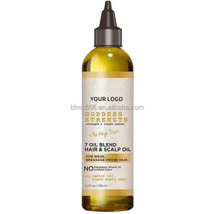 Natural Rosemary Hair Scalp Oil - Organic Scalp Massage Oil for Hair Growth & Anti-Itching (4.2OZ)