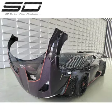 Sto Style Dry Carbon Aero Kit and Exhaust Body Kit for Lamborghini Huracan Coupe