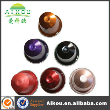 New product disposable aluminum foil coffee capsule sealing lid