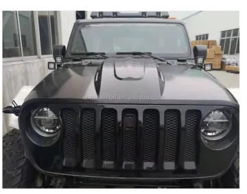 Offroad Steel Engine Hood Bonnet for Jeep Wrangler JL 2018+