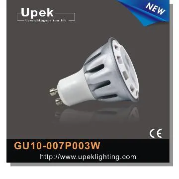 New design LED GU10 8W replace rechargeable candle power spotlight