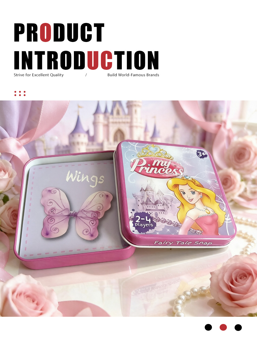 Princess theme educational card box(1)X