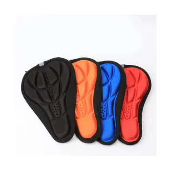 Thickened Silicone 3D Cushion Cover for Mountain Bike Saddle with Memory Foam and Gel Padding