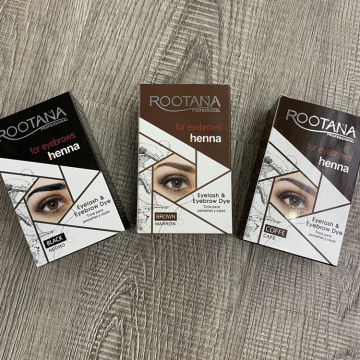 Long-Lasting Waterproof Henna Brow Tint Dye for Semipermanent Eyebrow Dyeing