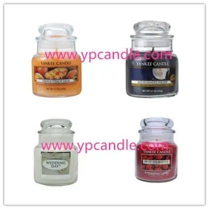 Yankee scented soy high quality glass candle
