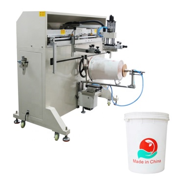 Semi-Auto Multi-Color 5 Gallon PP Plastic Paint Bucket Screen Printing Machine