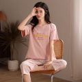 100% Cotton Short Sleeve Pajamas Women