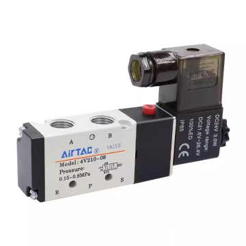 Airtac Solenoid 밸브 4V210-08 4V120-06 공압 제어 밸브 AC220V DC24V
