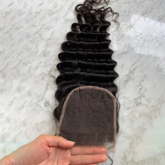 Wholesale New Trends Transparent HD Thin Swiss Lace Frontal Closure, Cuticle Aligned Pre Plucked Virgin HD Hair Lace Frontal