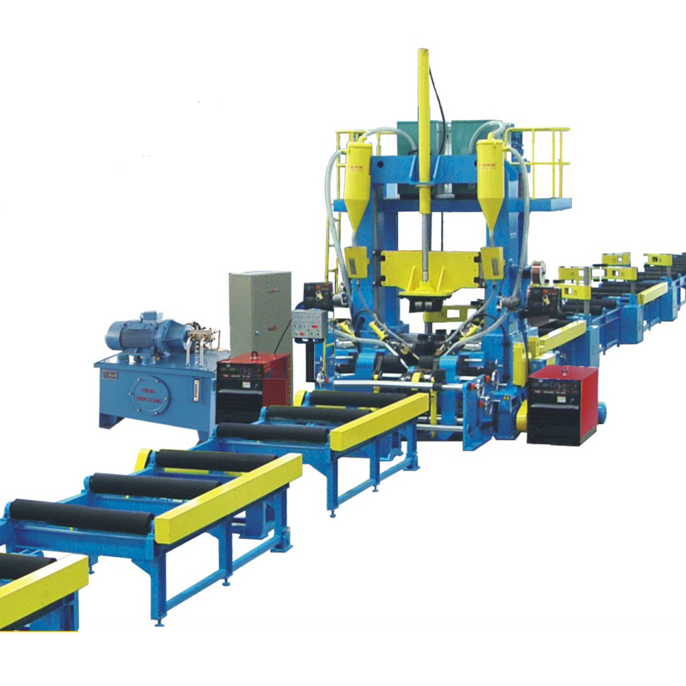 Assembly Welding Straightening Machine Steel Production Line