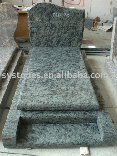 Olive Green Granite Monuments Headstones Tombstone Borders, High