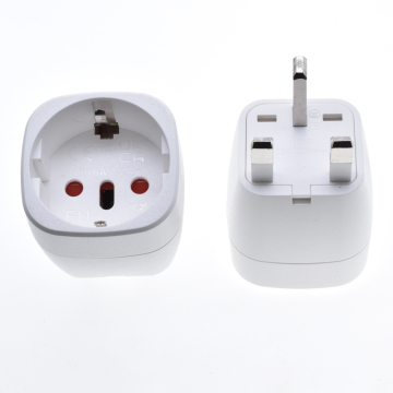 WonPlug UK Plug Converter 13A EU to UK Adaptor Plug Travel Converter for US, AU, India, Switzerland, Italy