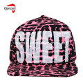 Novo estilo de impressão digital 5 painéis snapback tampas e chapéus (zj451)