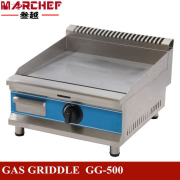 GG-500 Industrial Bench Top Stainless Steel LPG Gas Griddle_Gas Griddle_ Gas Hot Plate