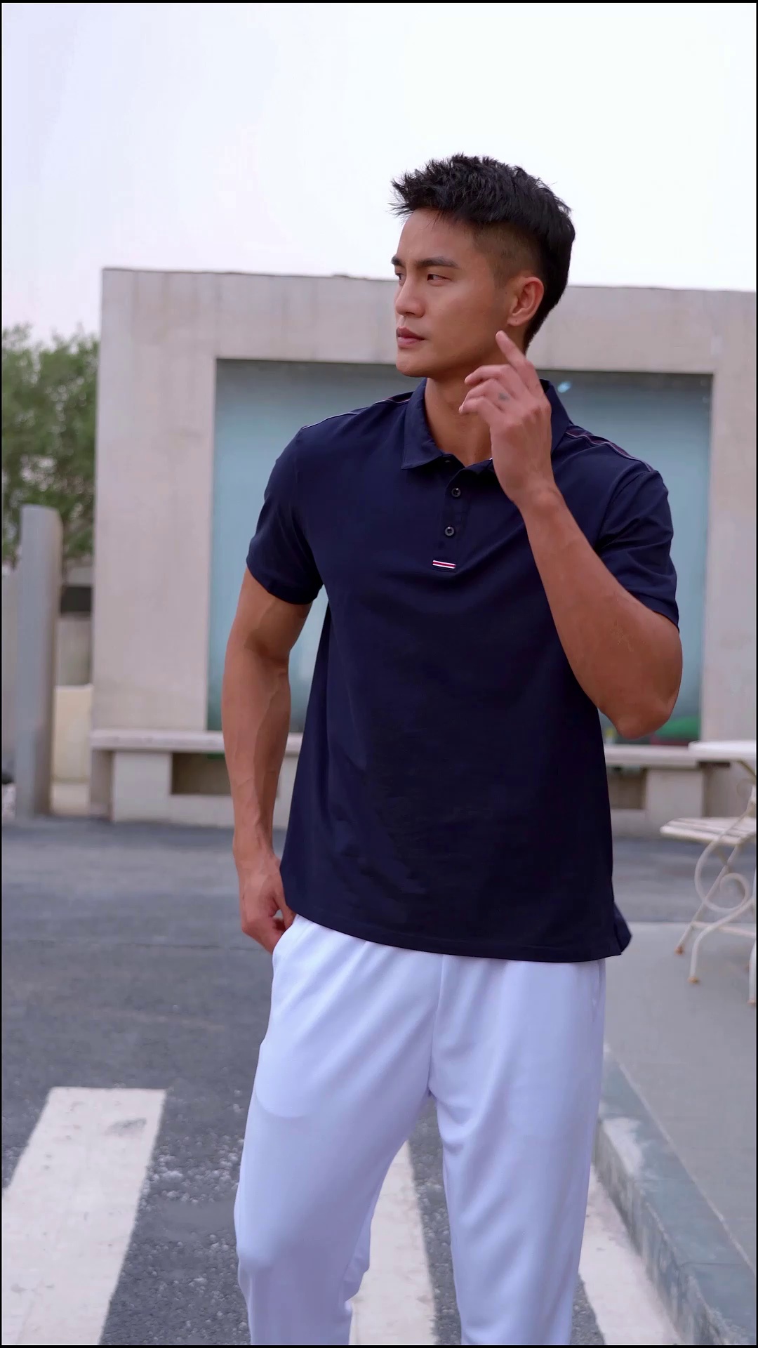 Custom Logo Men Polo Shirt for Business Casual