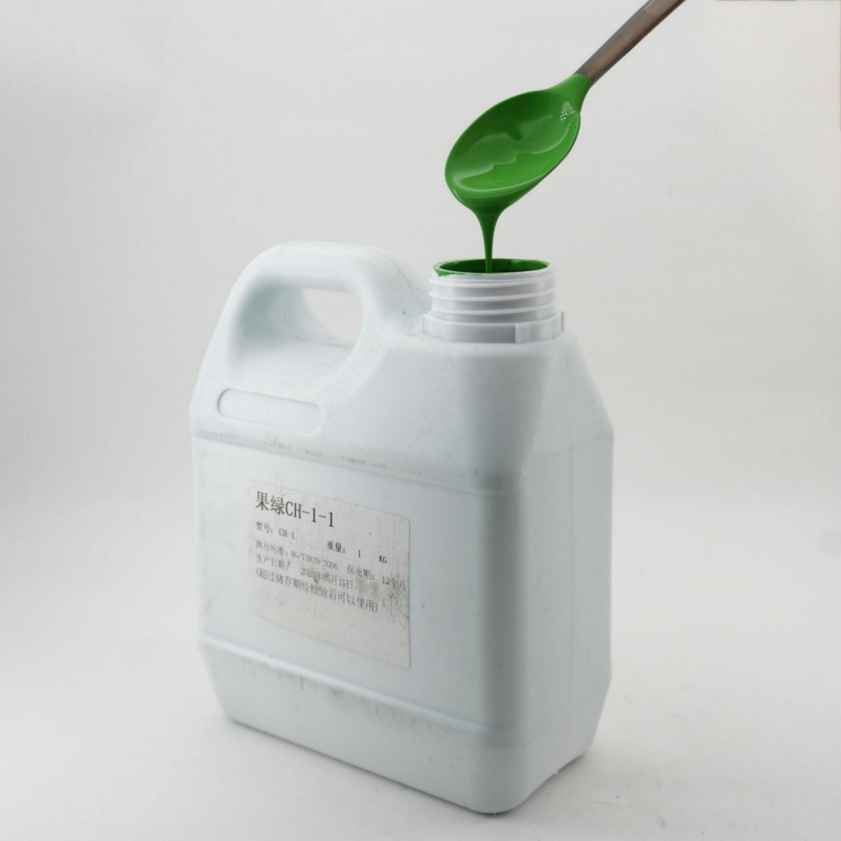 green concrete paint