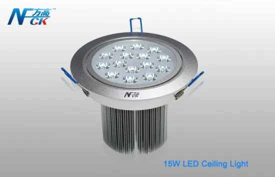 Interior 15w 30 Degree Led Recessed Ceiling Lights , Led Ceiling Light Fixture