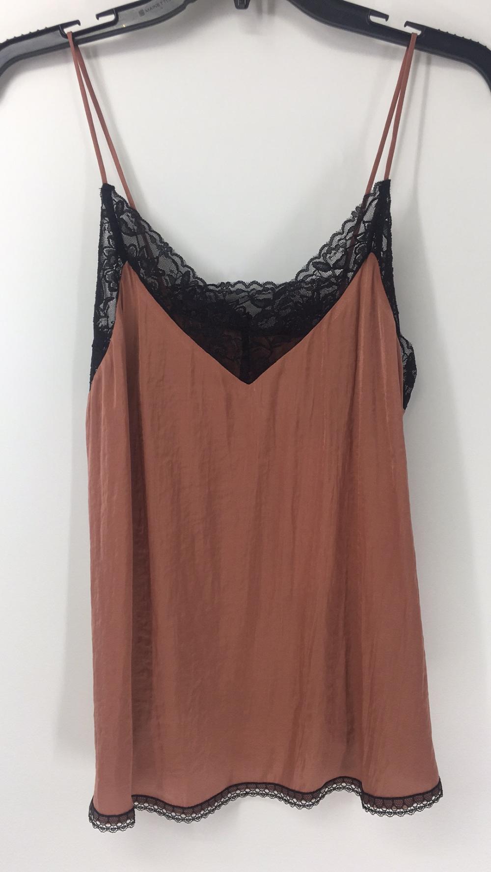 Damen Cami Top aus schwarzer Spitze