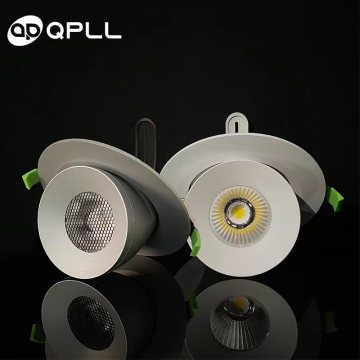 متحف IP40 IP40 راحة 40W UGR17 مضاد للوهج SMD LED جولة جدار الجذع غسالة مصباح أسفل