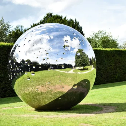 High quality stainless steel balls sculpture