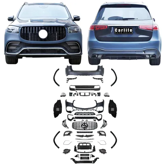 Upgrade Your Mercedes-Benz GLS Class X167 (2020+) with New PP Material Bumpers Styled After GLS63 AMG