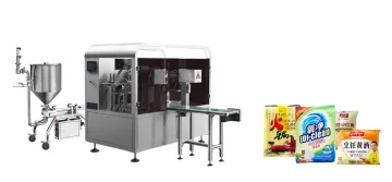 8 Stations Rotary Packing Machine For  Paste