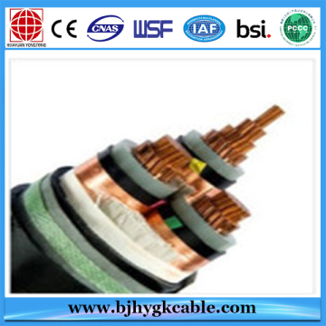 Medium voltage cable N2XS(F)2Y 1X50/16 under rated voltage 6/10 kV