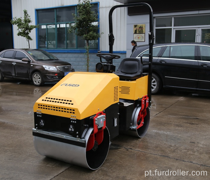 Rolo compactador vibratório profissional mini compactador em estoque FYL-890