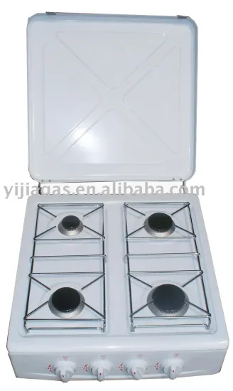 Four Burner Gas Stove With Painting Body