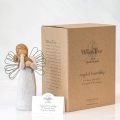 Willow Tree Angel of Friendship Figurine, Cream &amp; Brown,