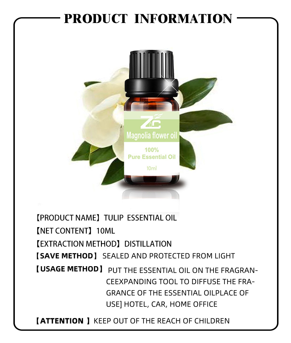 Pure Magnolia Essential Oil for Diffuser Body Massage