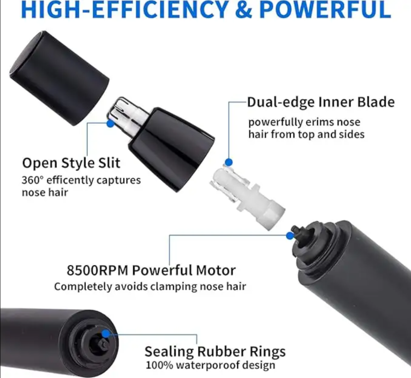C&C Rechargeable Nose Trimmer for Efficient Hair Removal