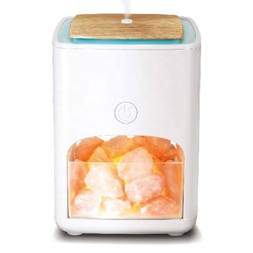 OEM ODM Custom Bedroom Aroma Diffuser with Himalayan Salt, LED, and Ultrasonic Technology